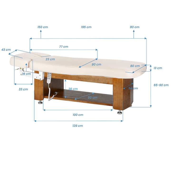 Table de massage électrique Sillon Leisure Premium Crème - image 19