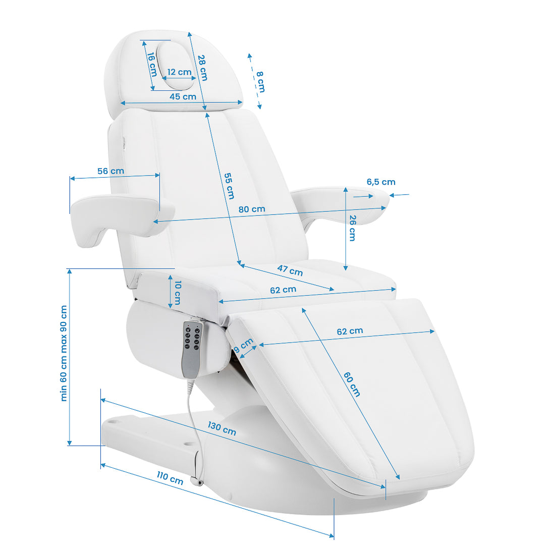 Fauteuil de soin électrique Azzurro Lux 4 moteurs Blanc - image 18