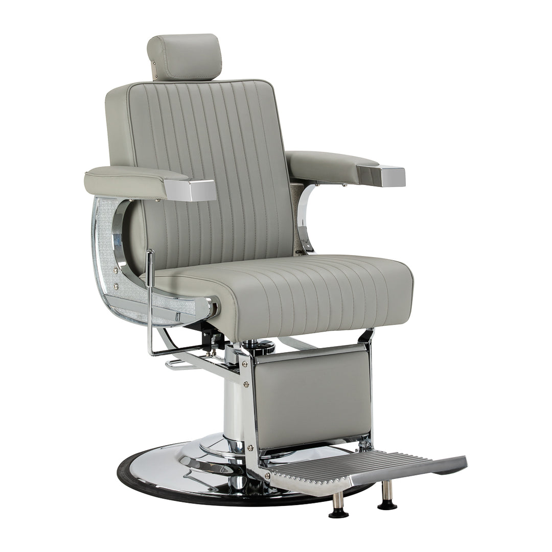 Fauteuil Barbier Gabbiano Visionerio Gris