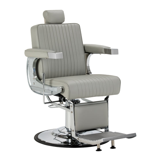 Fauteuil Barbier Gabbiano Visionerio Gris