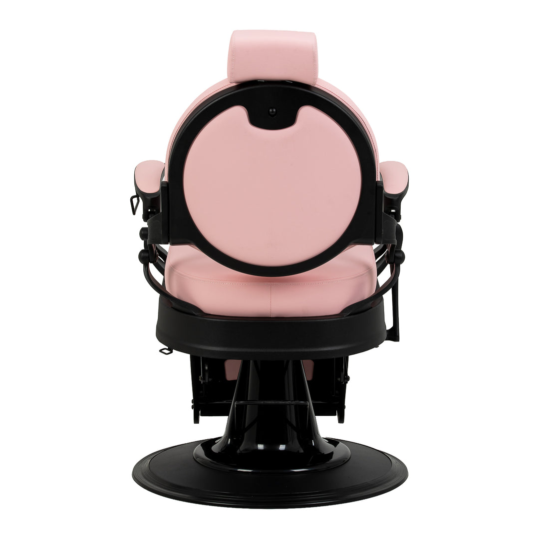 Fauteuil de barbier Gabbiano President Rose-Noir - image 3