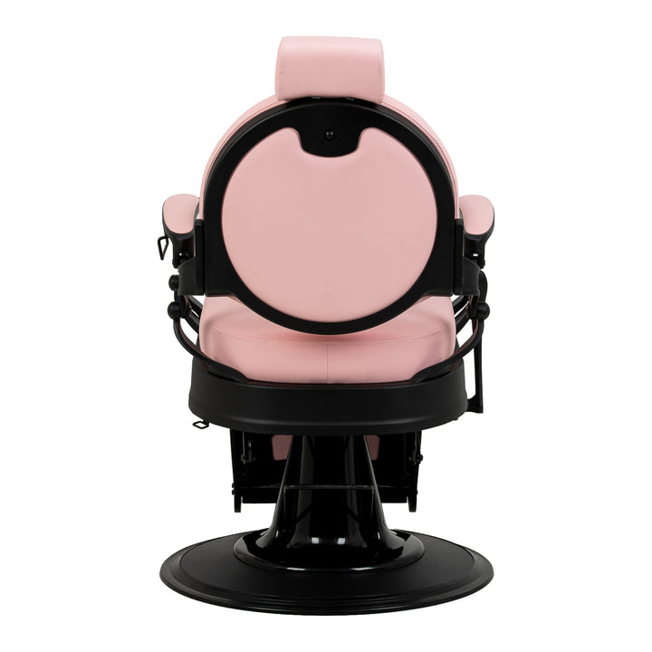 Fauteuil de barbier Gabbiano President Rose-Noir - image 3