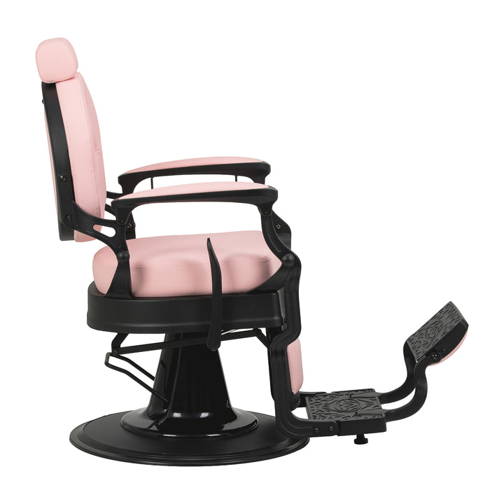 Fauteuil de barbier Gabbiano President Rose-Noir - image 4