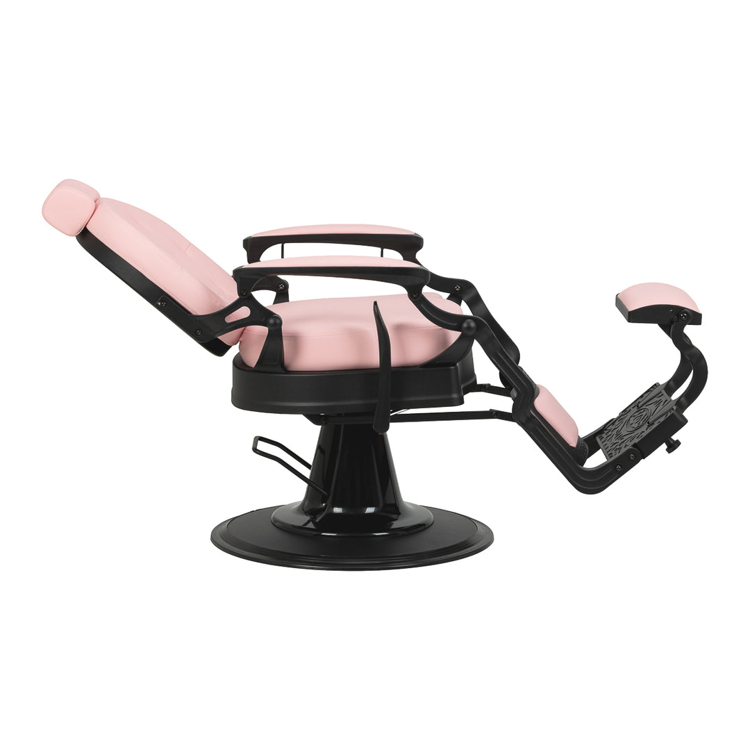 Fauteuil de barbier Gabbiano President Rose-Noir - image 5