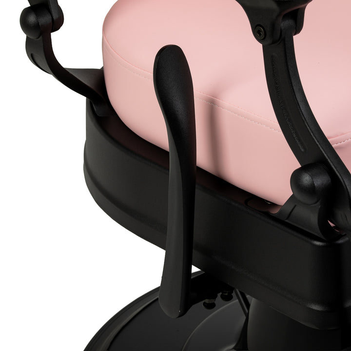 Fauteuil de barbier Gabbiano President Rose-Noir - image 9