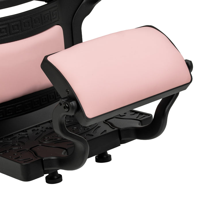 Fauteuil de barbier Gabbiano President Rose-Noir - image 13