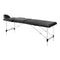 Table de massage pliable en aluminium Balance 2 zones Noir