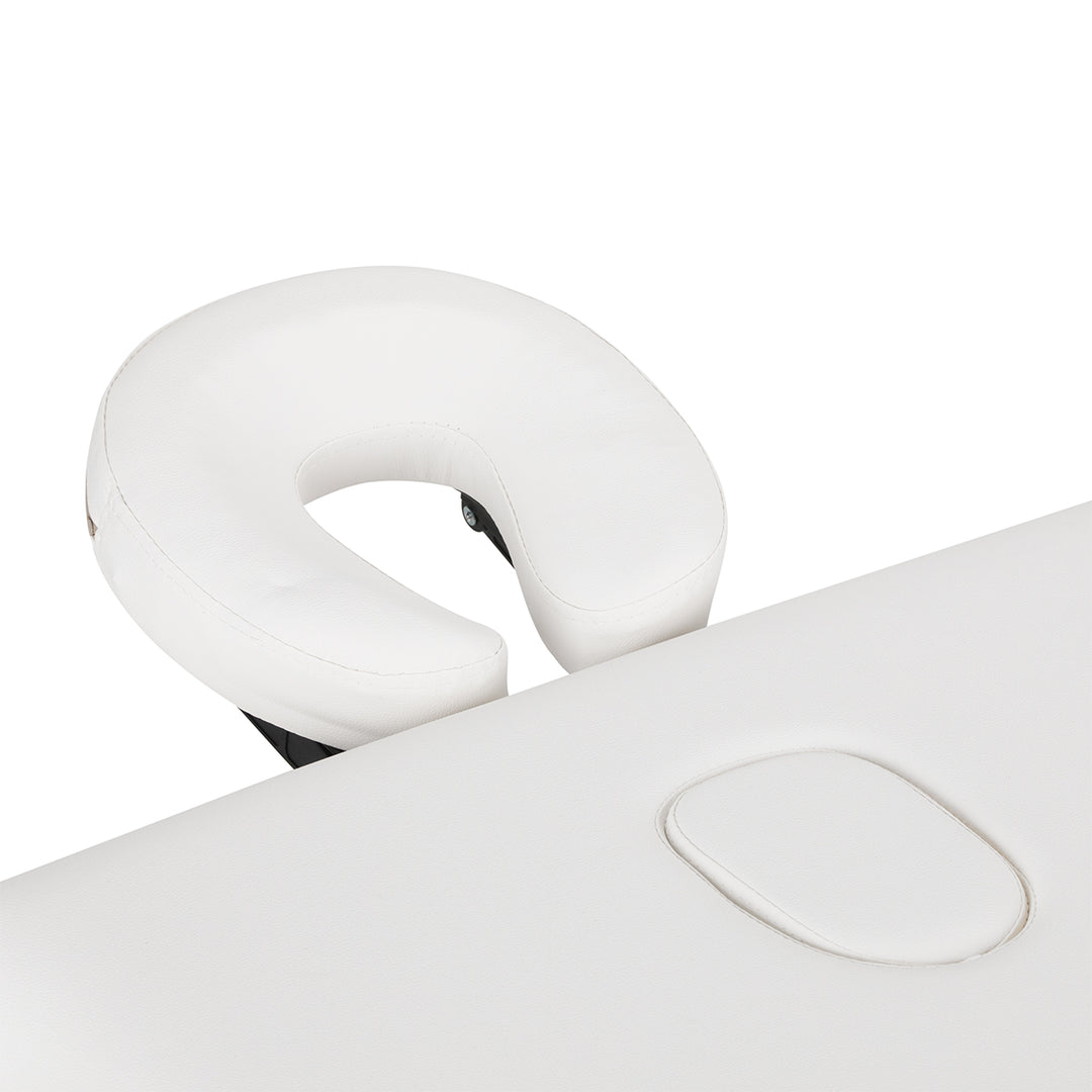 Table de massage pliable en aluminium Balance 3 zones Blanc