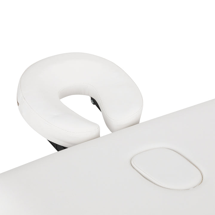 Table de massage pliable en aluminium Balance 3 zones Blanc