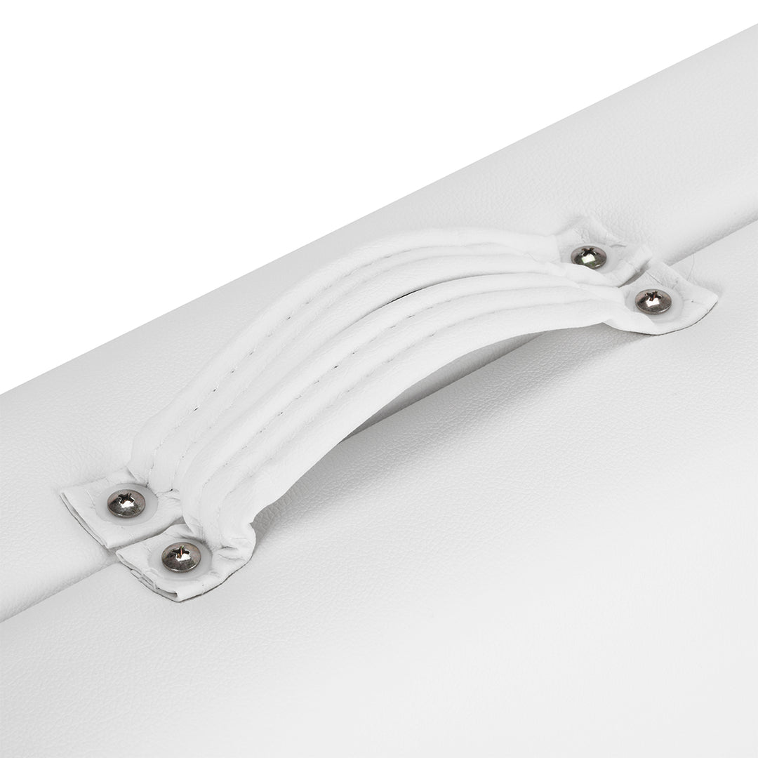 Table de massage pliable en aluminium Balance 3 zones Blanc