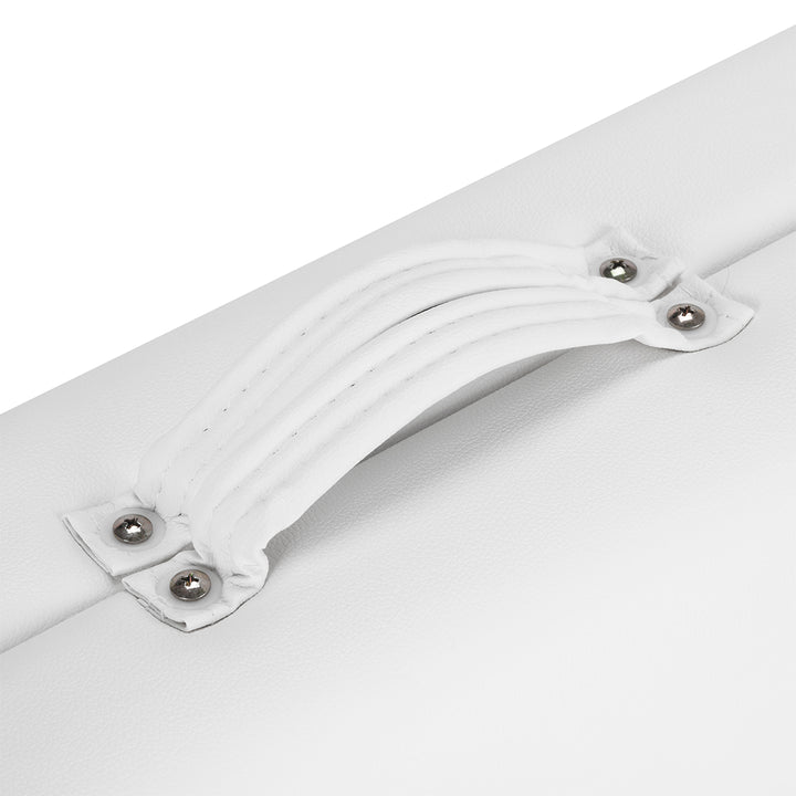 Table de massage pliable en aluminium Balance 3 zones Blanc