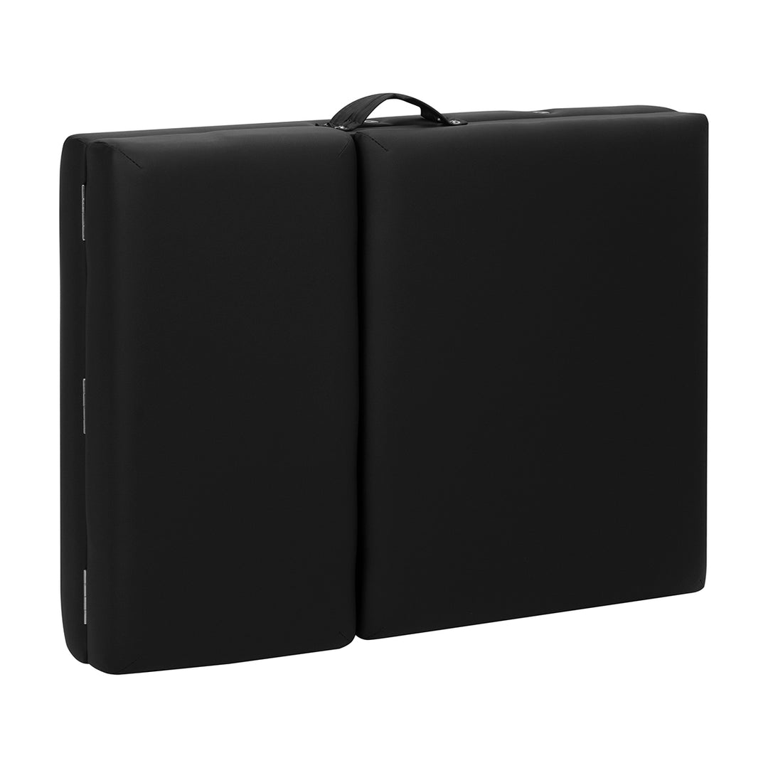 Table de massage pliable en aluminium Balance 3 zones Noir