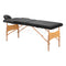 Table de massage pliable en bois Balance Lux 2 zones Noir