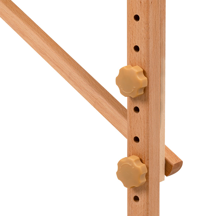 Table de massage pliable en bois de hêtre Balance Lux 3 zones Blanc