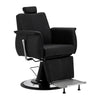 Fauteuil Barbier Gabbiano Athena Noir