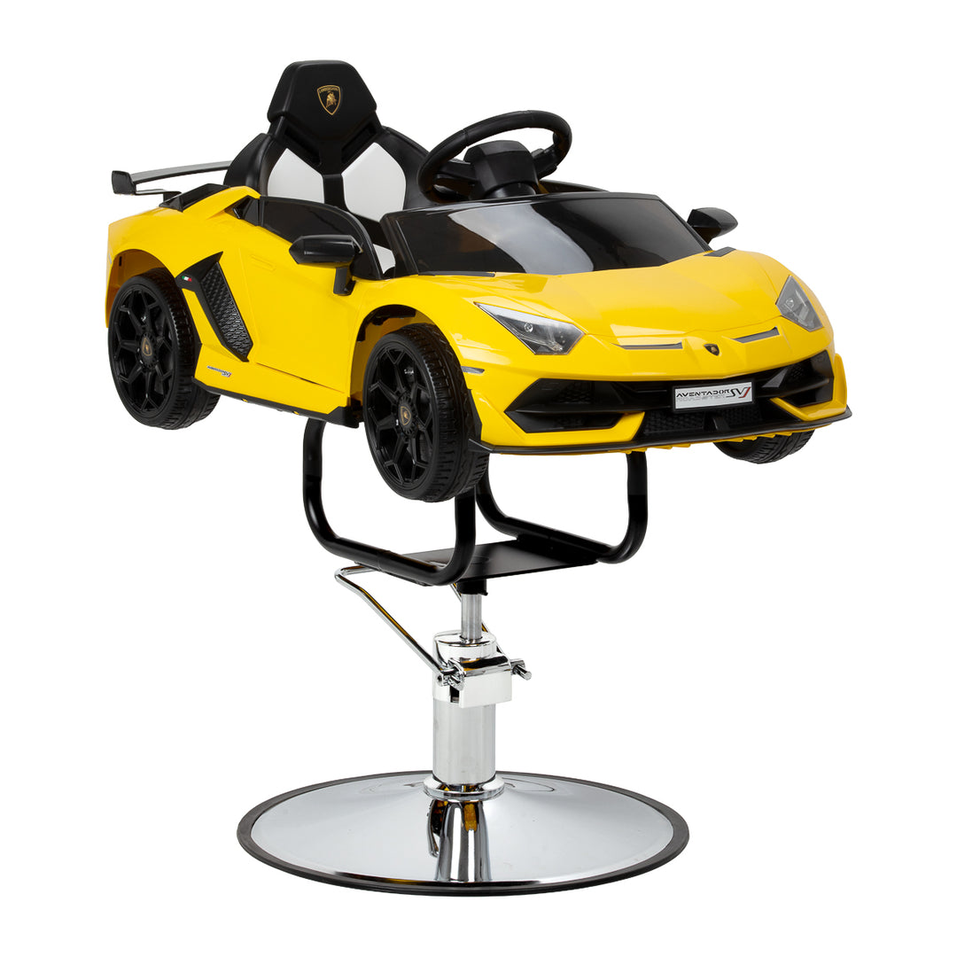 Fauteuil de Coiffeur Enfant Voiture Lamborghini Jaune