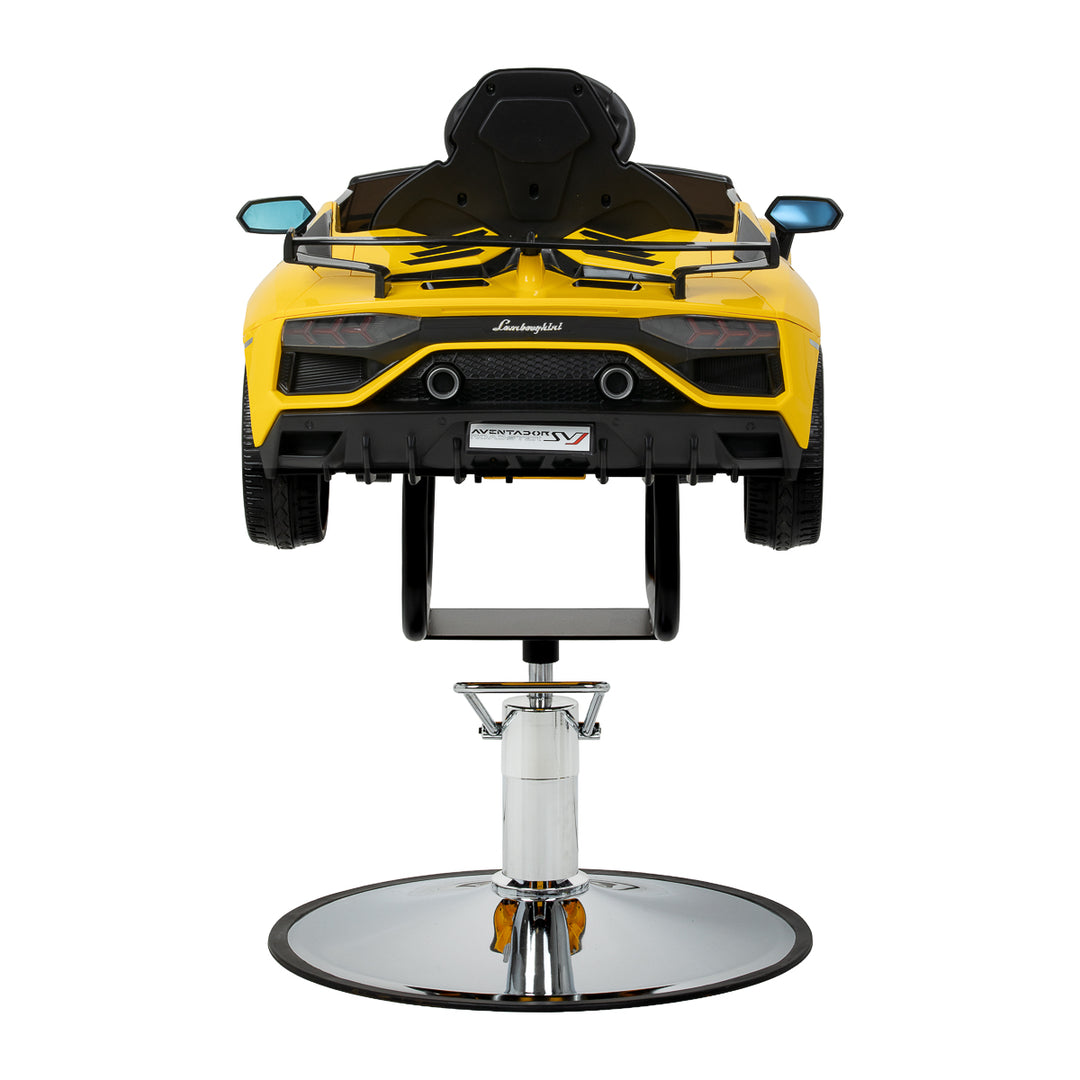 Fauteuil de Coiffeur Enfant Voiture Lamborghini Jaune - image 4
