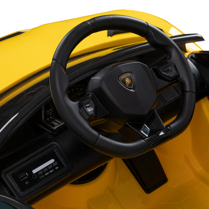 Fauteuil de Coiffeur Enfant Voiture Lamborghini Jaune - image 6