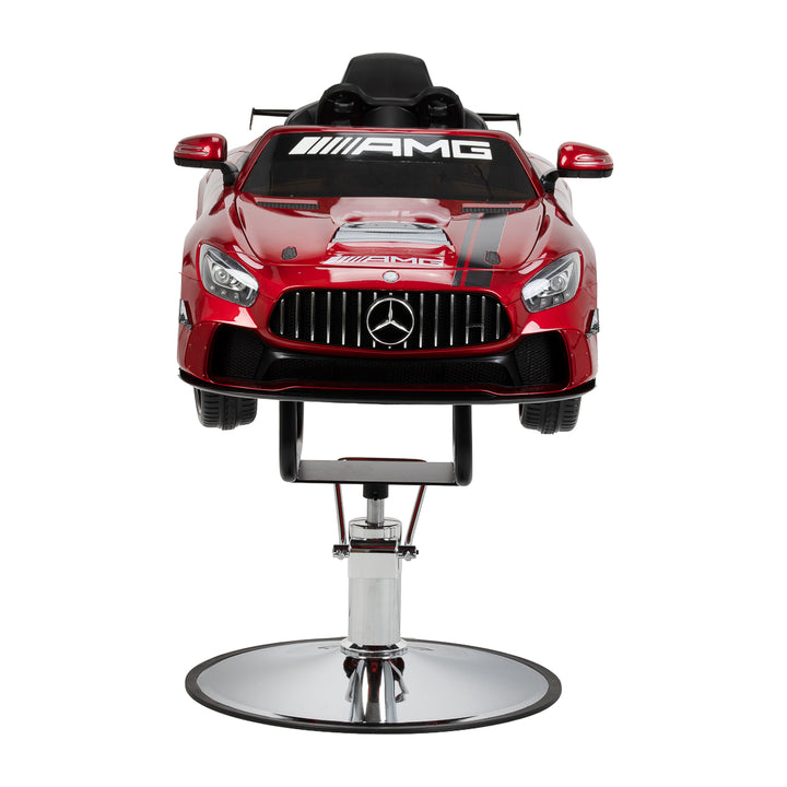 Fauteuil de Coiffeur Enfant Voiture Mercedes Rouge - image 3