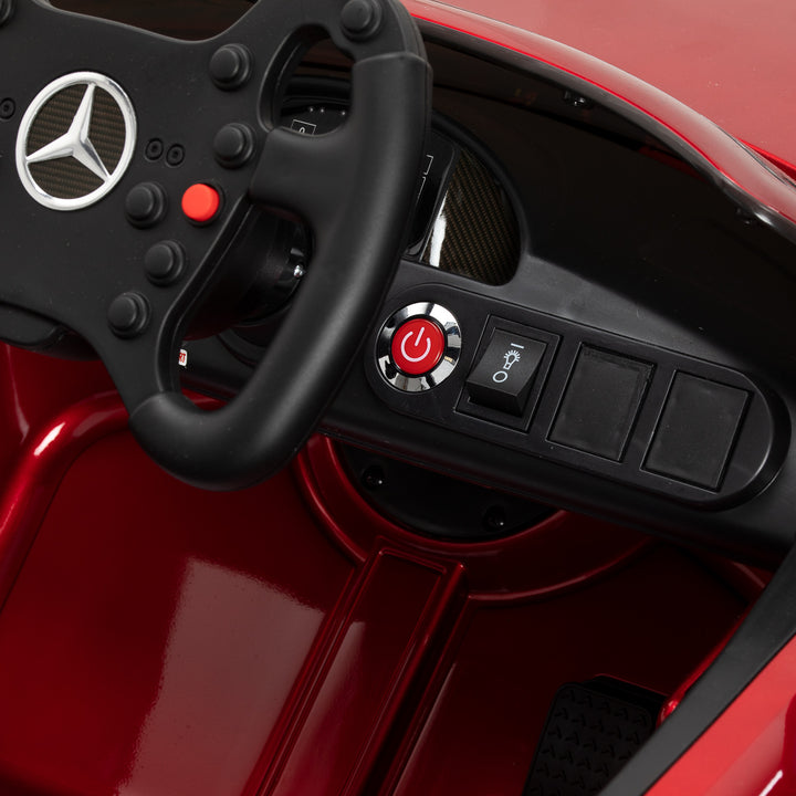 Fauteuil de Coiffeur Enfant Voiture Mercedes Rouge - image 13