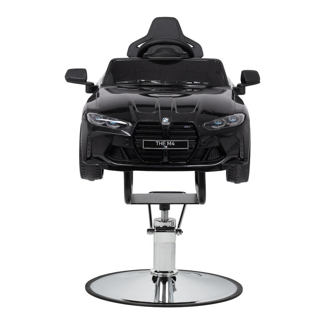 Fauteuil de Coiffeur Enfant Voiture BMW Noir - image 3