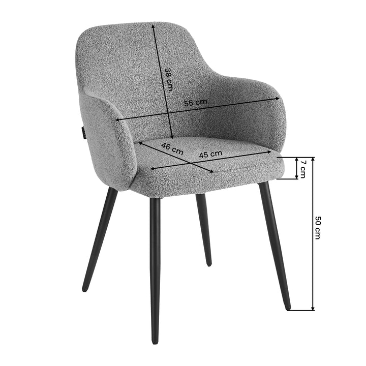 Chaise 4Rico Intra Gris - image 8
