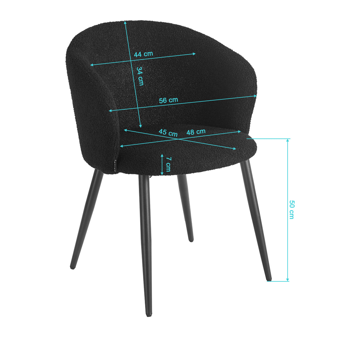 Chaise 4Rico Asola Noir - image 8