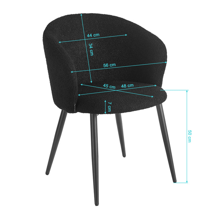 Chaise 4Rico Asola Noir - image 8