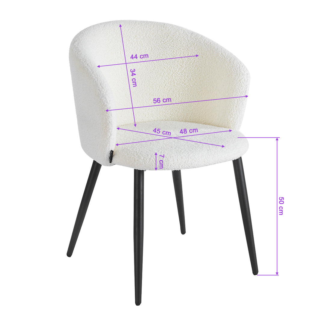 Chaise 4Rico Asola Blanc - image 7
