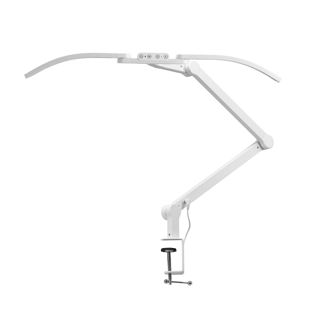 Lampe Esthétique avec Pince et Intensité et Couleur Réglables Glow L05 Blanc - image 2