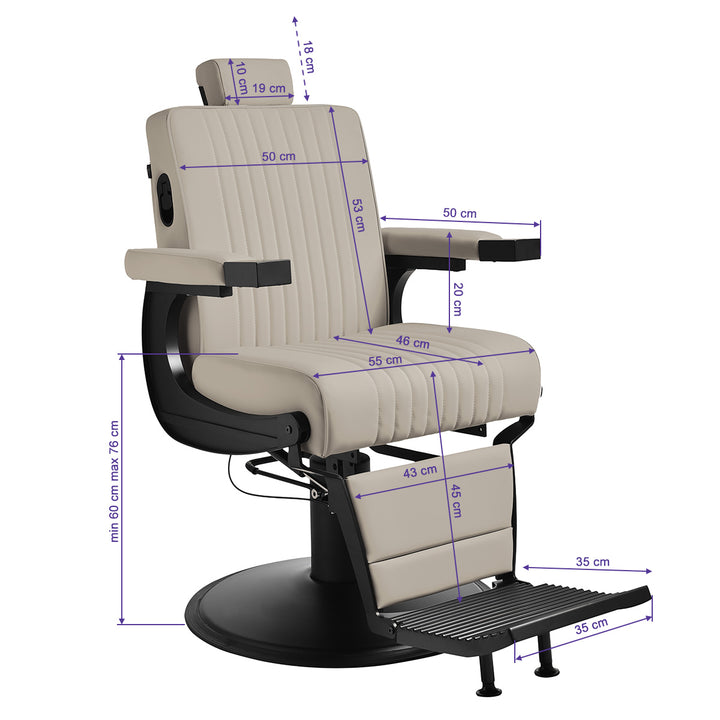 Fauteuil Barbier Gabbiano Levi Gris - image 16
