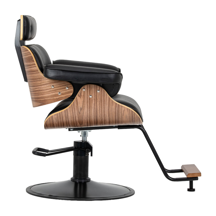 Fauteuil de Coiffeur Gabbiano Florence Noyer Noir Or - image 2