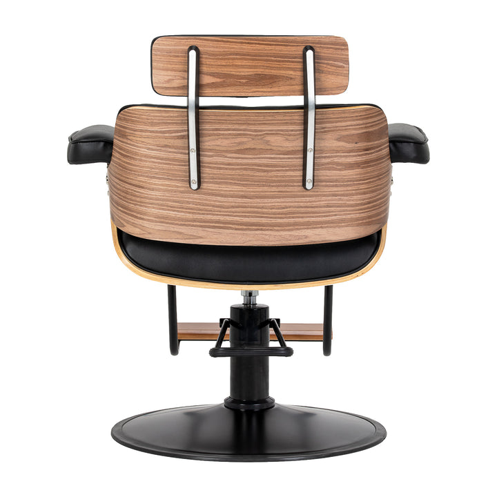 Fauteuil de Coiffeur Gabbiano Florence Noyer Noir Or - image 4