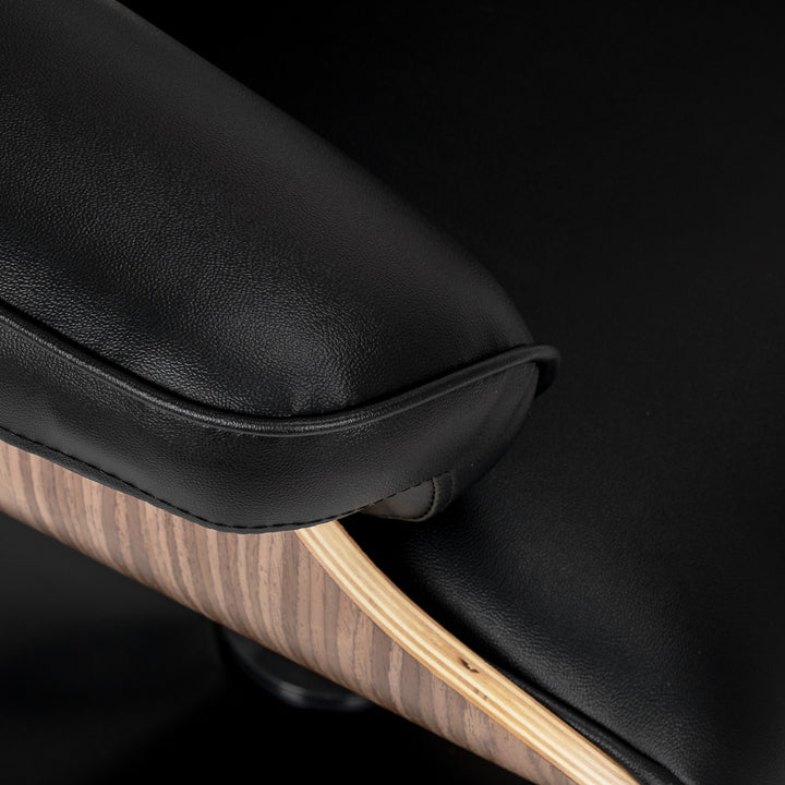 Fauteuil de Coiffeur Gabbiano Florence Noyer Noir Or - image 8
