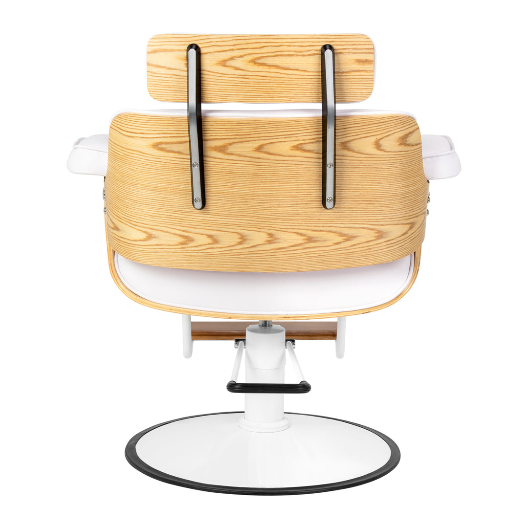 Fauteuil de Coiffeur Gabbiano Florence Blanc - image 4
