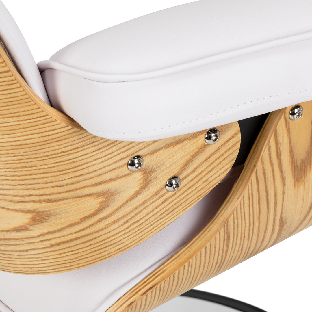 Fauteuil de Coiffeur Gabbiano Florence Blanc - image 6