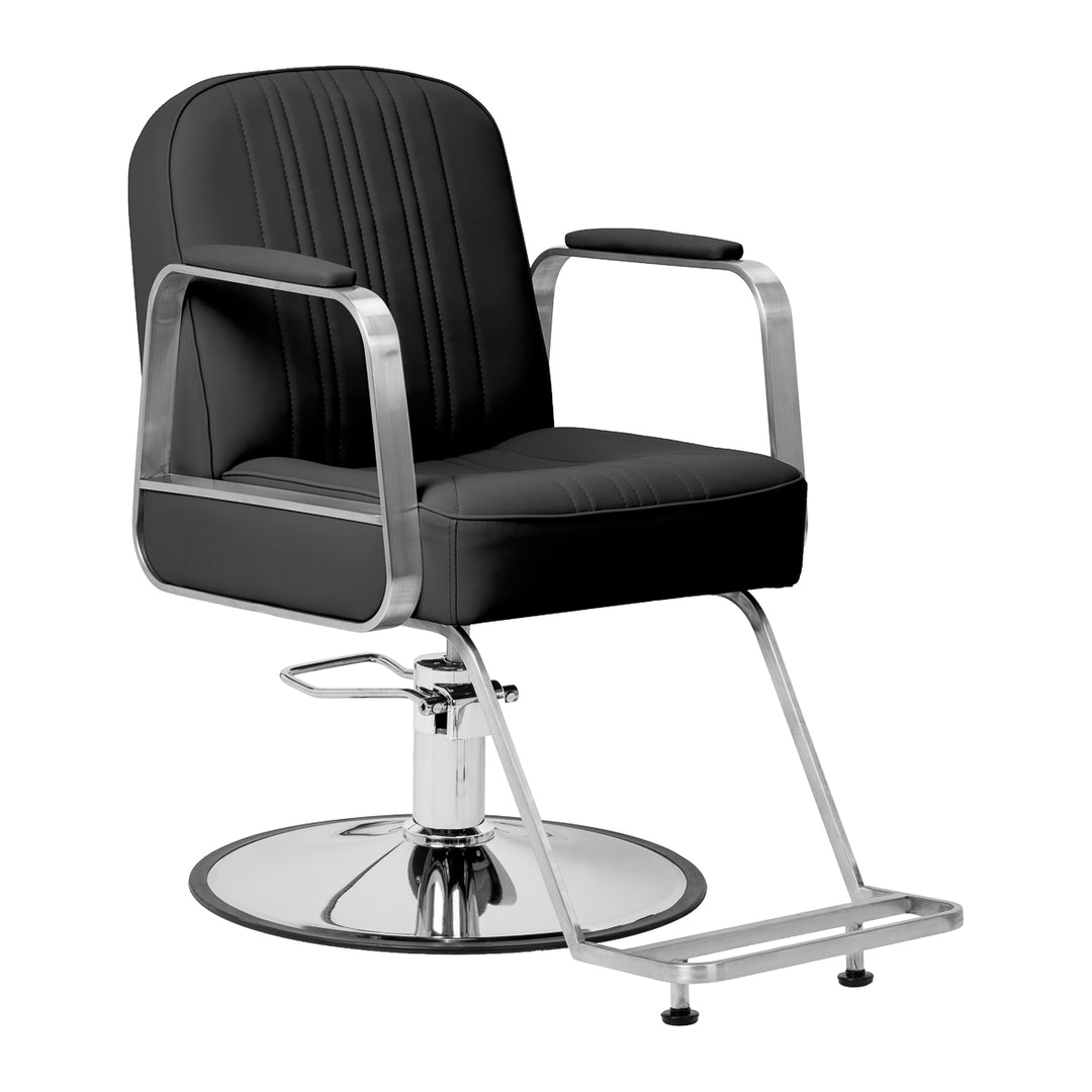 Fauteuil de coiffeur Gabbiano Acri Noir
