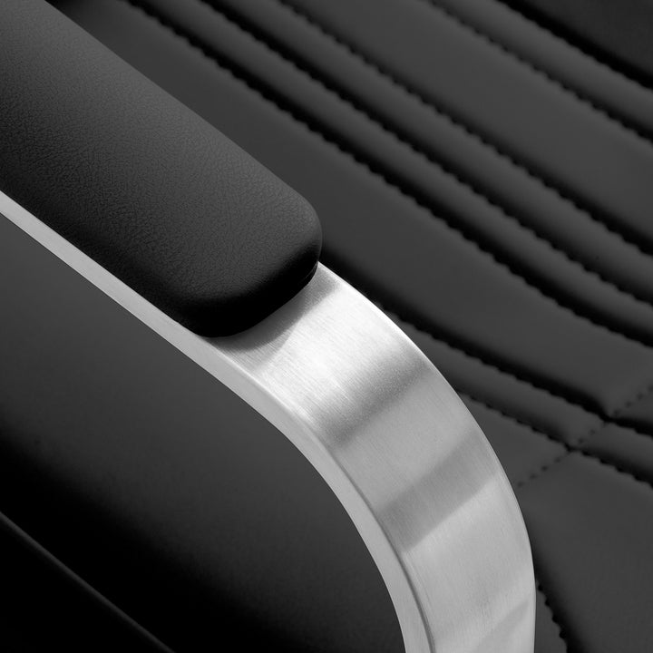 Fauteuil de coiffeur Gabbiano Acri Noir