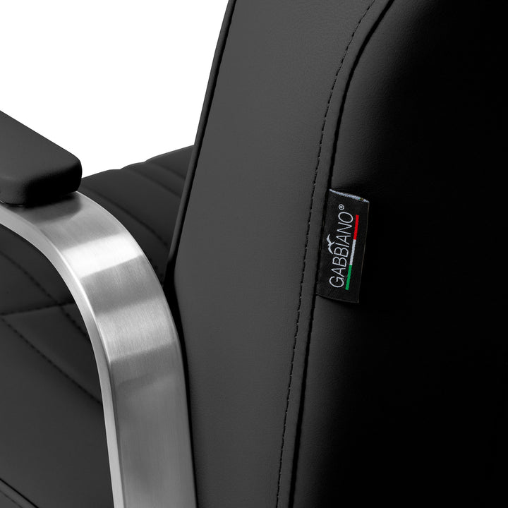 Fauteuil de coiffeur Gabbiano Acri Noir