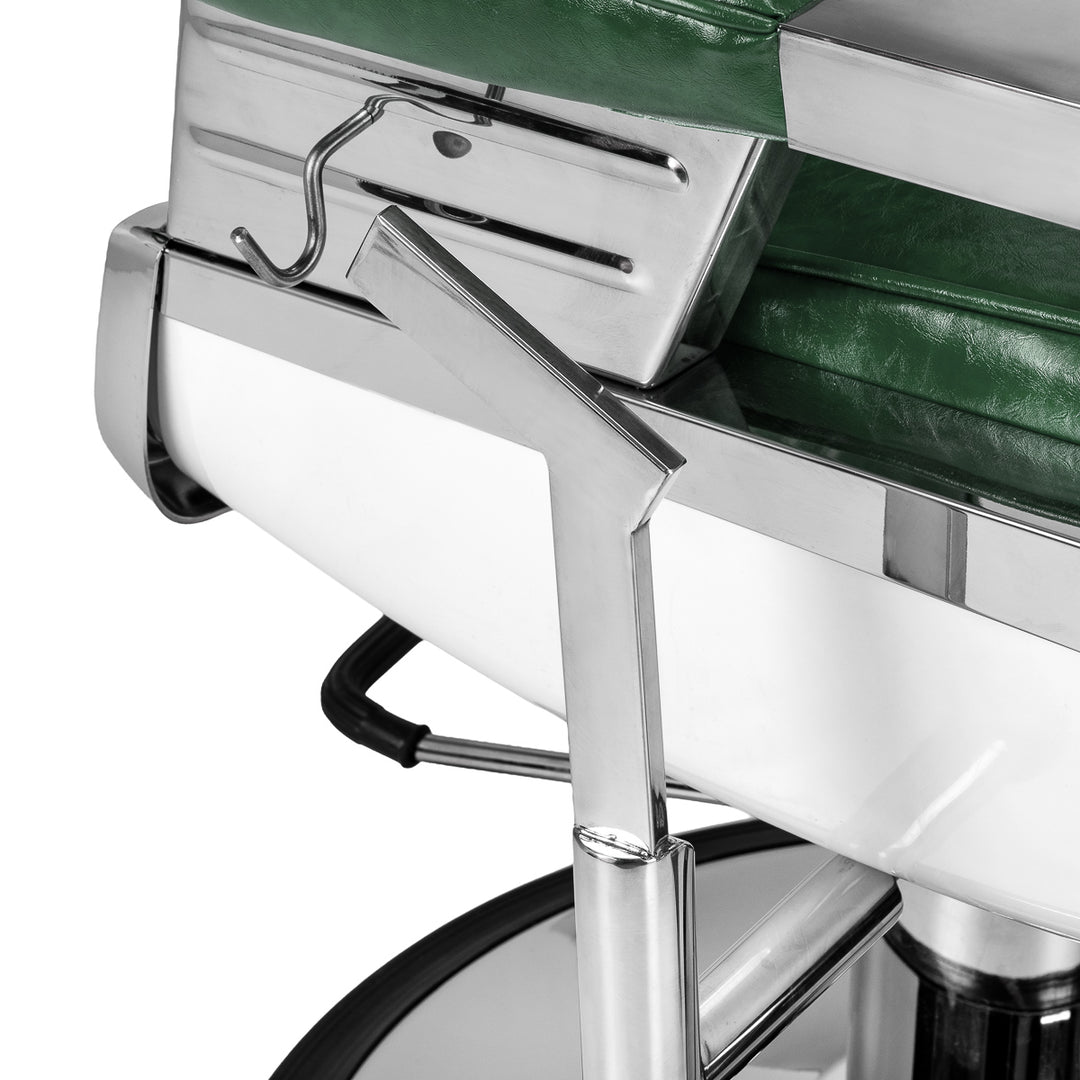 Fauteuil de barbier Gabbiano Royal X Vert - image 8