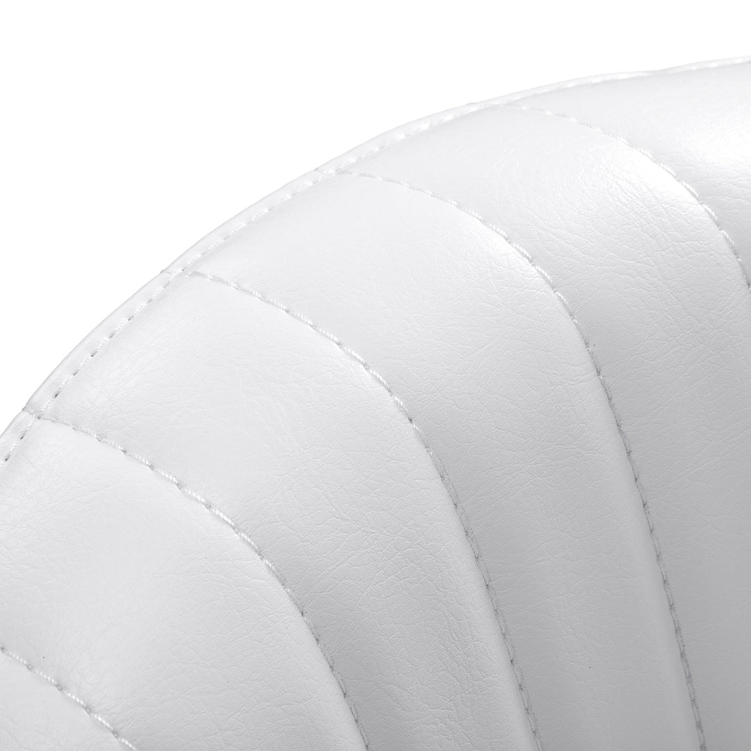 Tabouret à Roulettes Réglable Giovanni Y08 Blanc - image 6