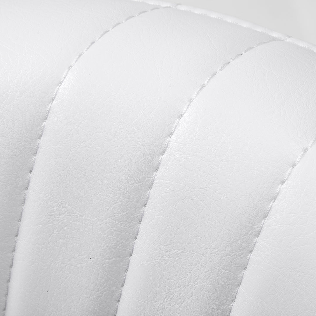 Tabouret à Roulettes Réglable Giovanni Y08 Blanc - image 10