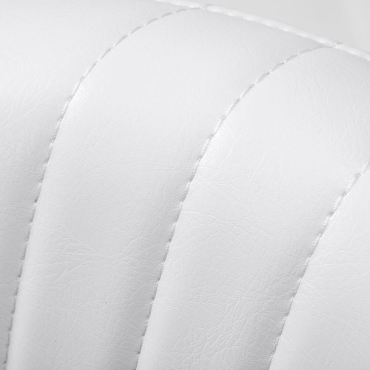 Tabouret à Roulettes Réglable Giovanni Y08 Blanc - image 10