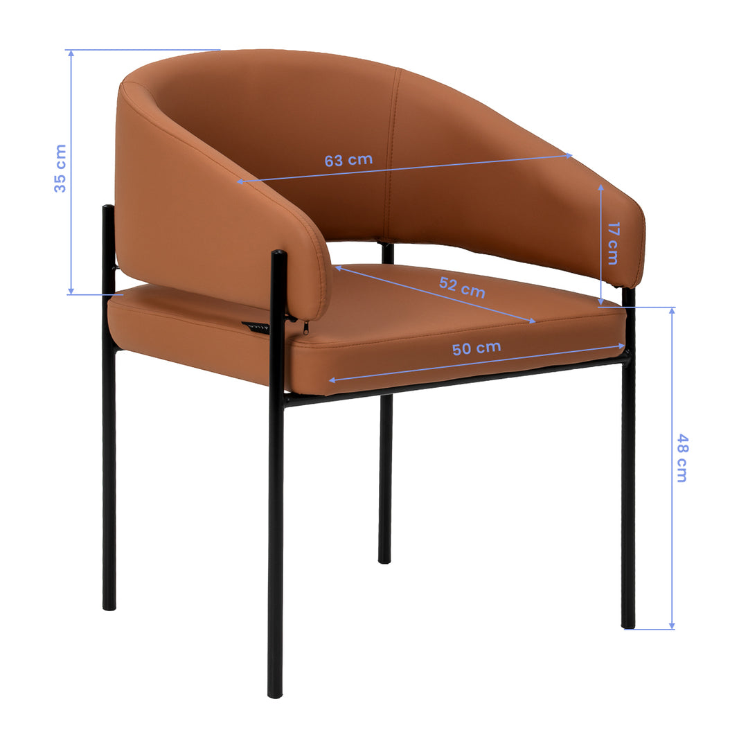 Chaise 4Rico Novo Marron - image 8
