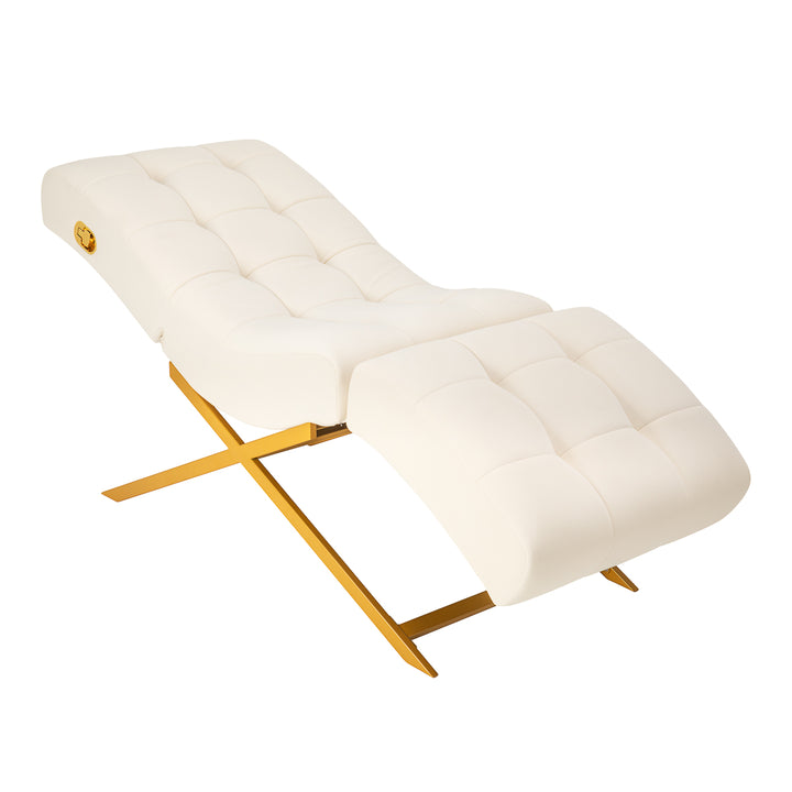 Lit à Cils Sillon Umbra Blanc-Or - image 2