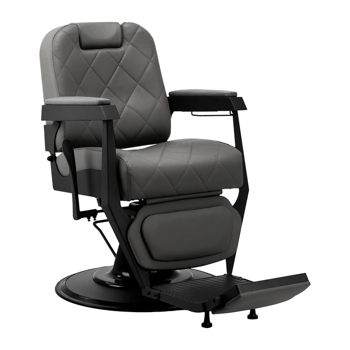 Fauteuil Barbier Gabbiano Bruno Gris-Noir