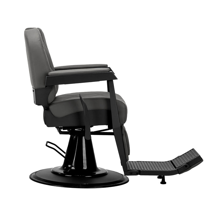 Fauteuil Barbier Gabbiano Bruno Gris-Noir