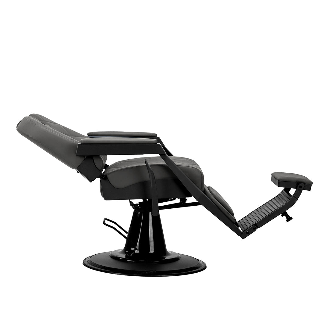 Fauteuil Barbier Gabbiano Bruno Gris-Noir