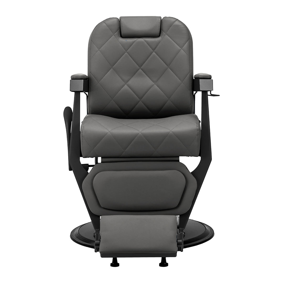 Fauteuil Barbier Gabbiano Bruno Gris-Noir
