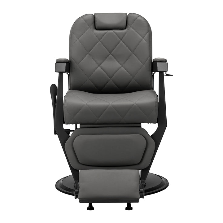 Fauteuil Barbier Gabbiano Bruno Gris-Noir